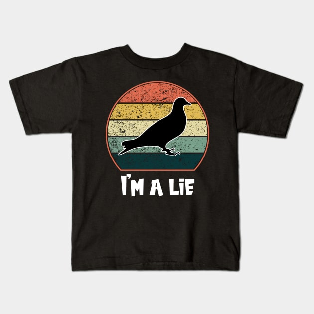 Bird Drone If it flies it spies Birds aren't real Kids T-Shirt by IngeniousMerch